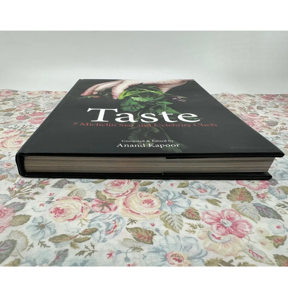 Taste 7 Michelin Star and Celebrity Chefs Anand Kapoor Hardcover Cookbook 2014